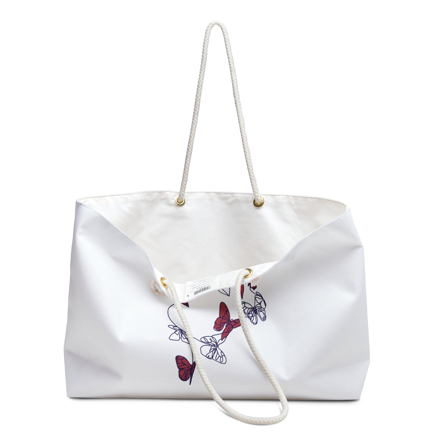 Beauty-Inspired Weekender Bag with Butterfly Design