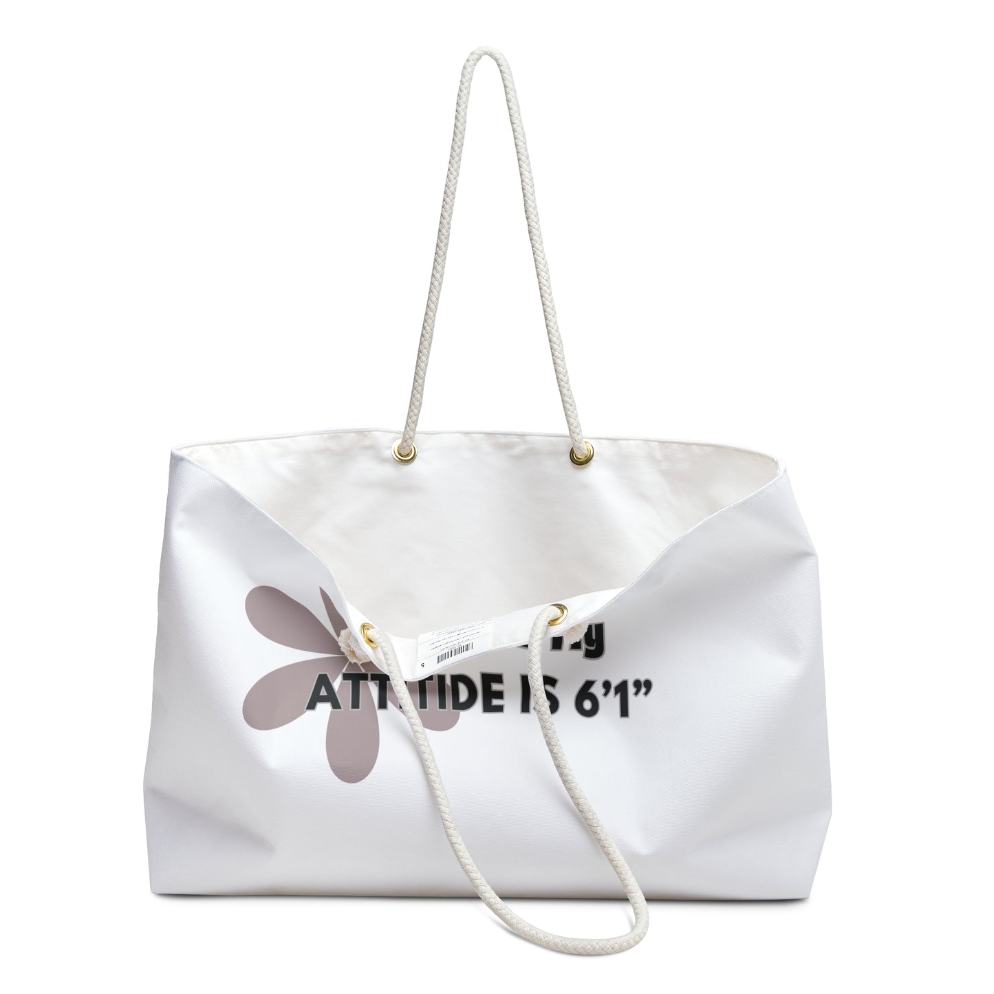 Attitude Print Weekender Bag, Woman Print Bag