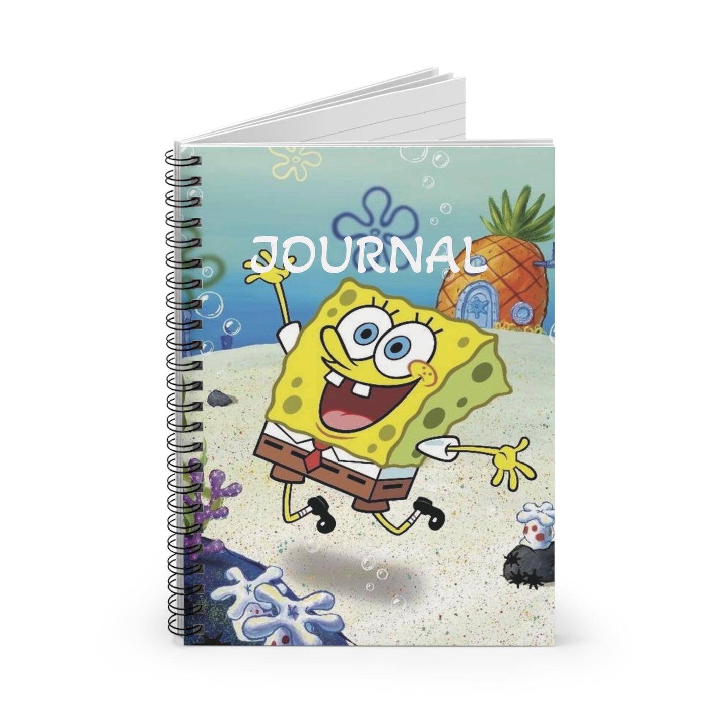 Sponge Bob Spiral Notebook or Journal A5 - Ruled Line