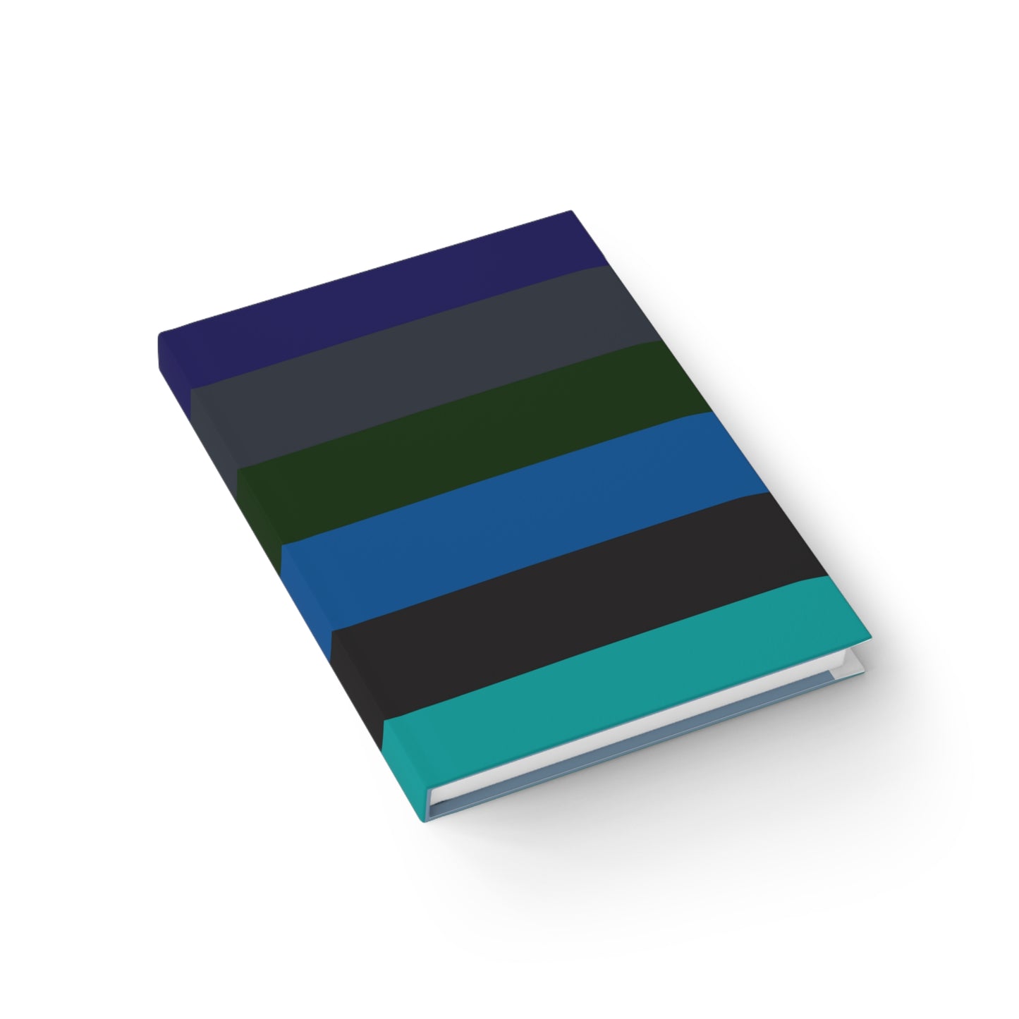 Bold Color Stripe Journal - Blank