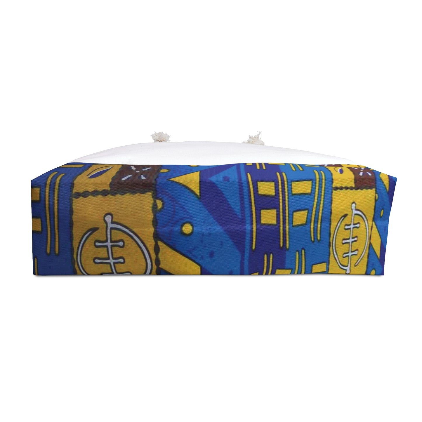 African Print Weekender Tote Bag - Lower Bottom Print