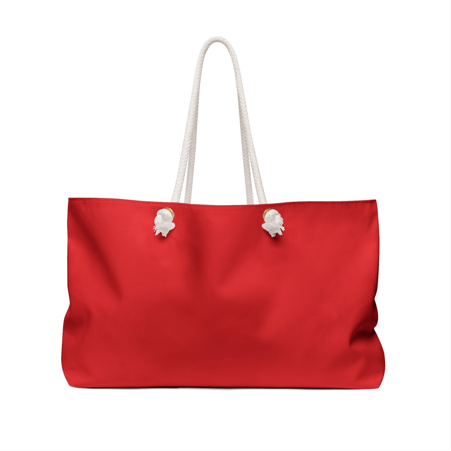 Red & White Colourful Mommy Print Weekender Bag, Floral Print Bag