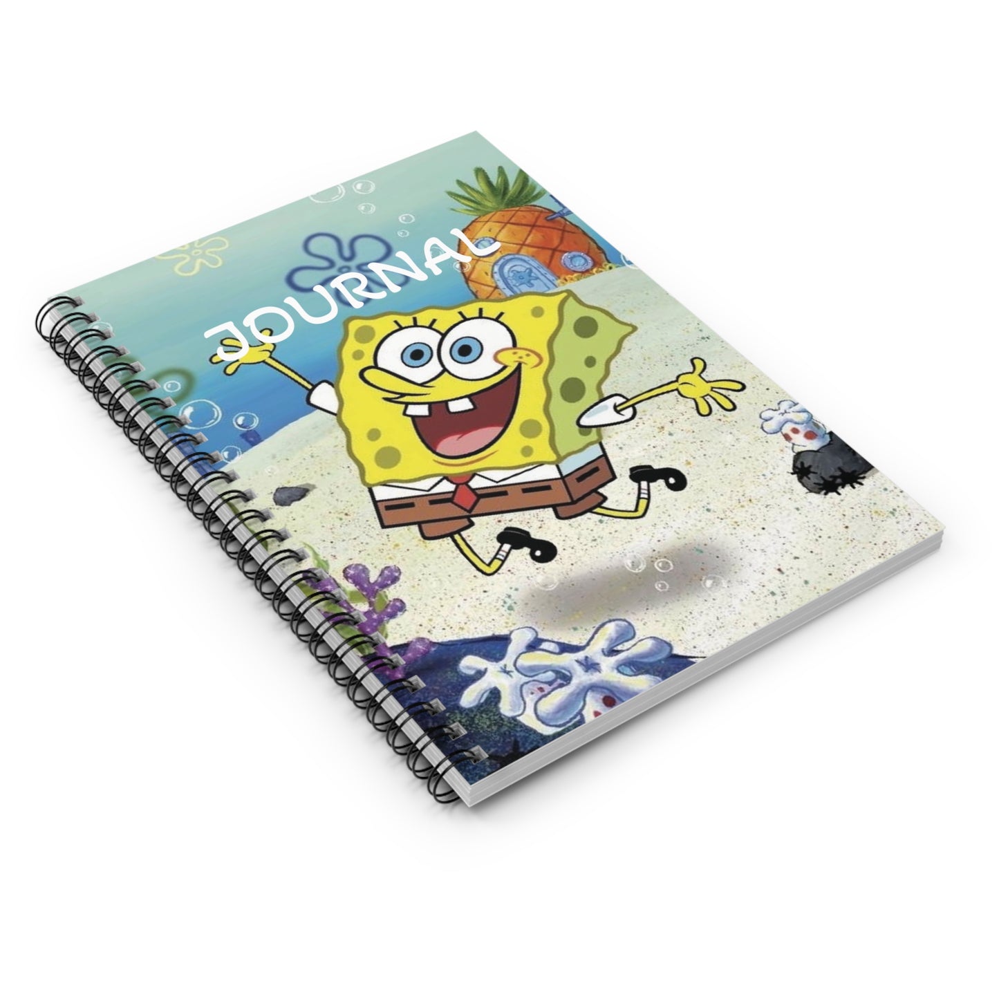 Sponge Bob Spiral Notebook or Journal A5 - Ruled Line