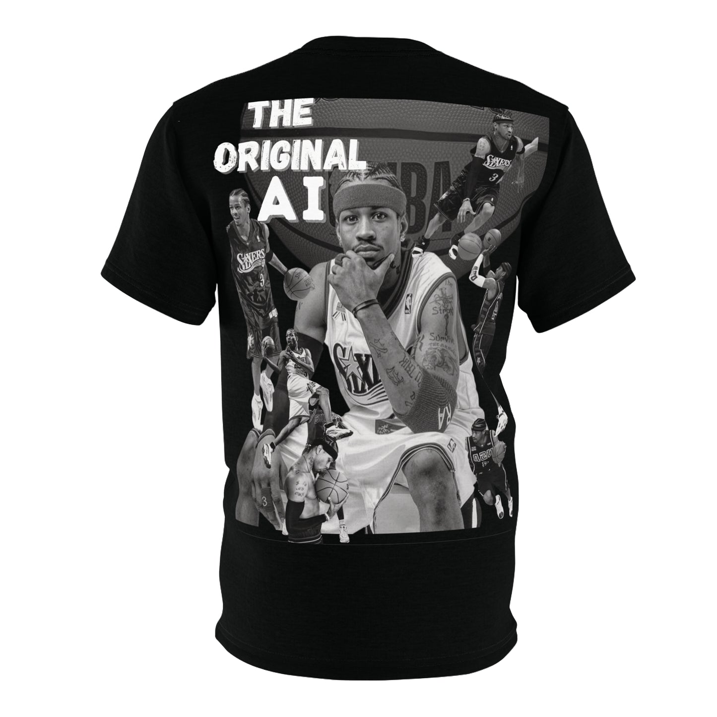 Allen Iverson Graphic Print Unisex Cut & Sew Tee (AOP) - The Original AI