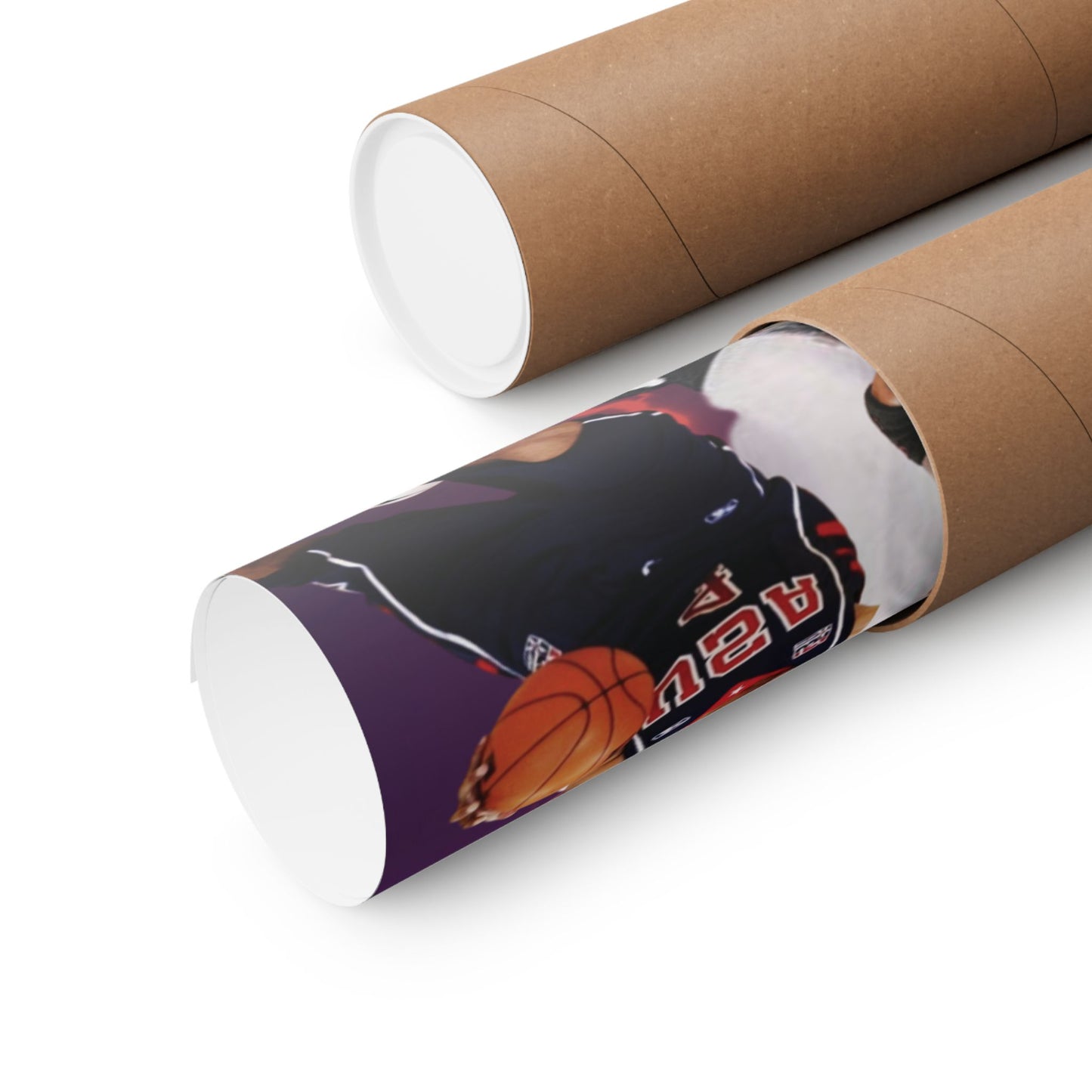 Matte Vertical Poster: The Original AI Basketball Art