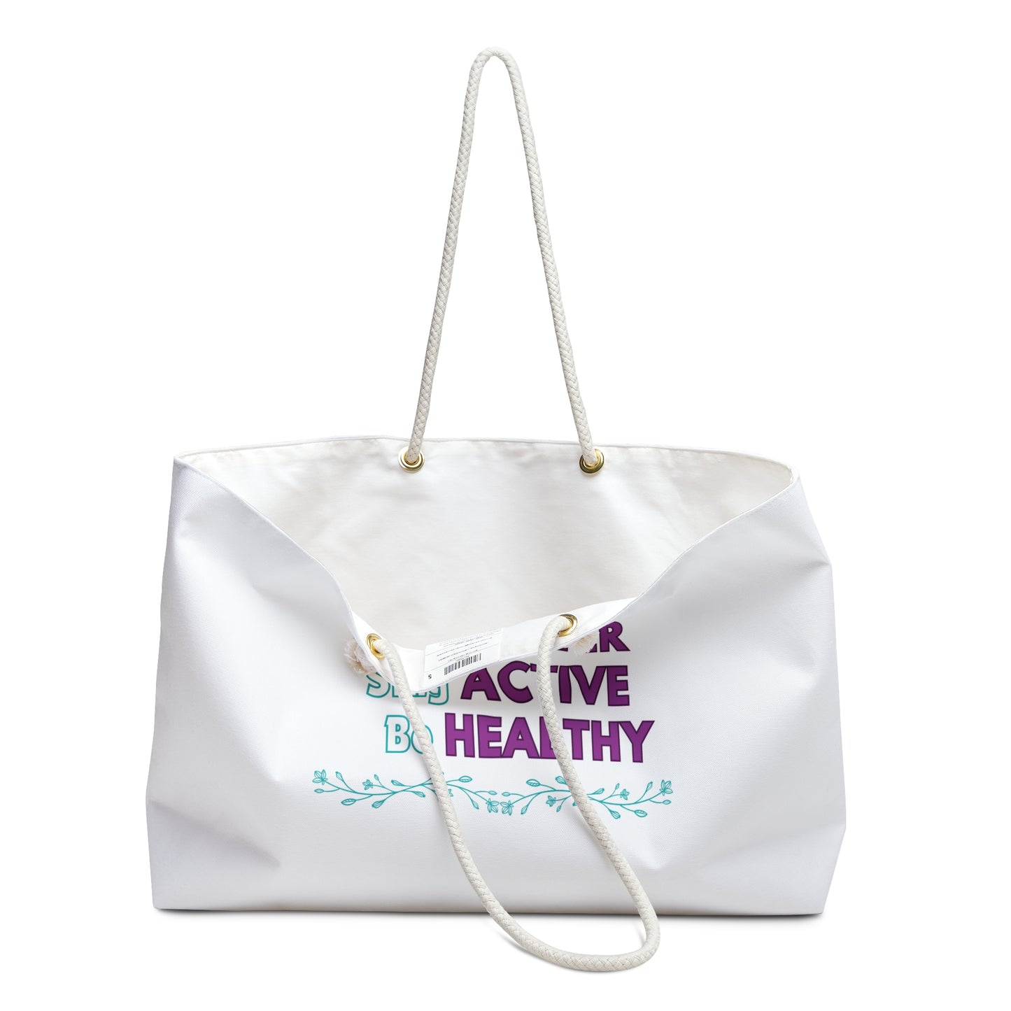 Health Print Weekender Bag, Woman Print Bag