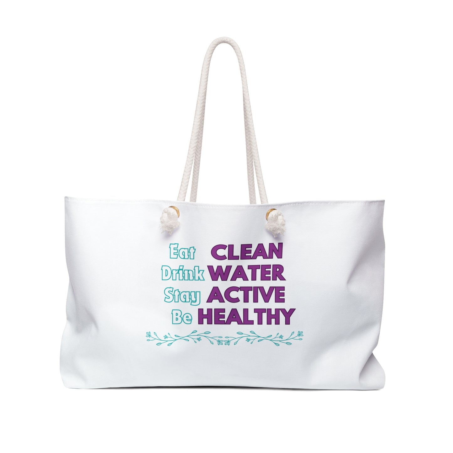 Health Print Weekender Bag, Woman Print Bag