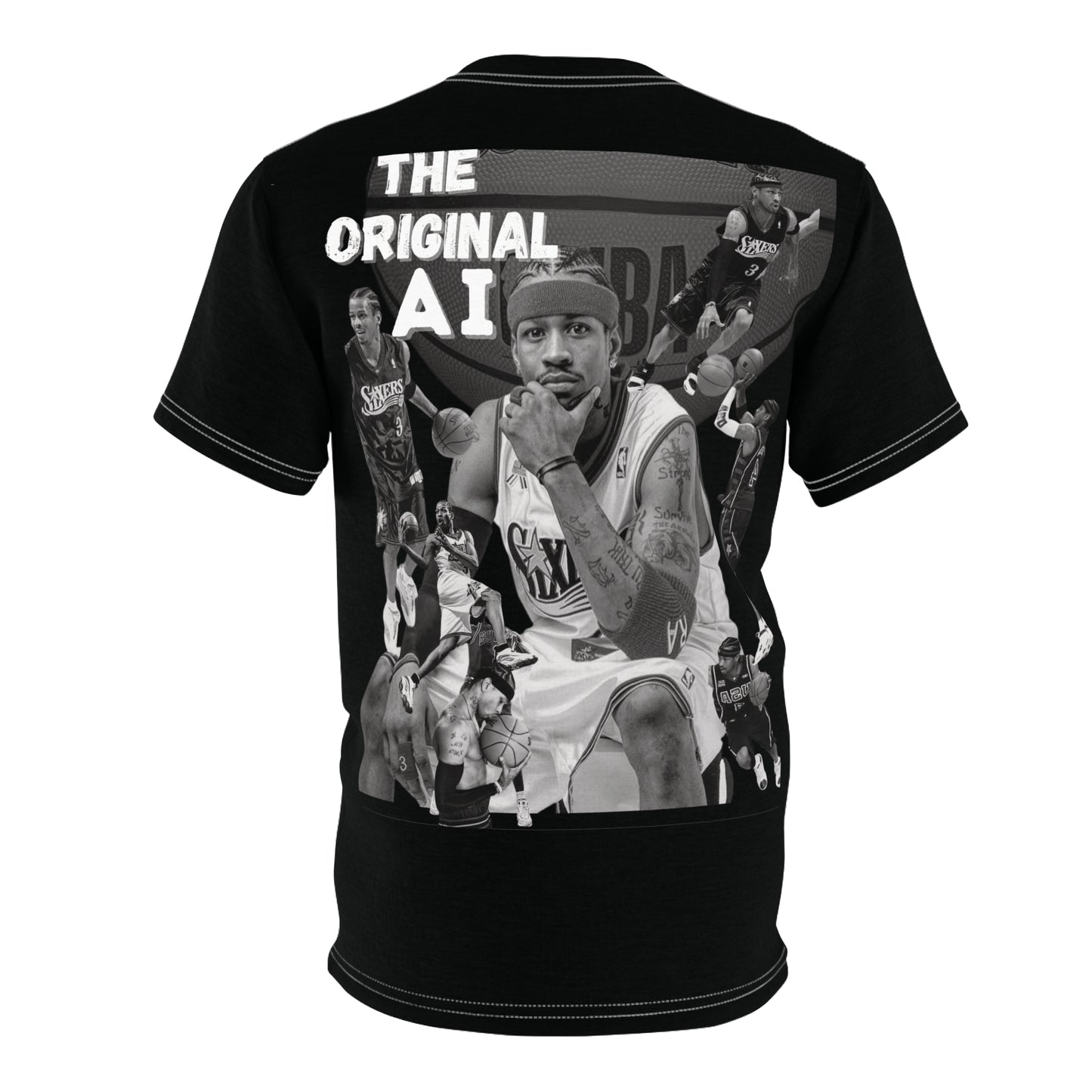Allen Iverson Graphic Print Unisex Cut & Sew Tee (AOP) - The Original AI