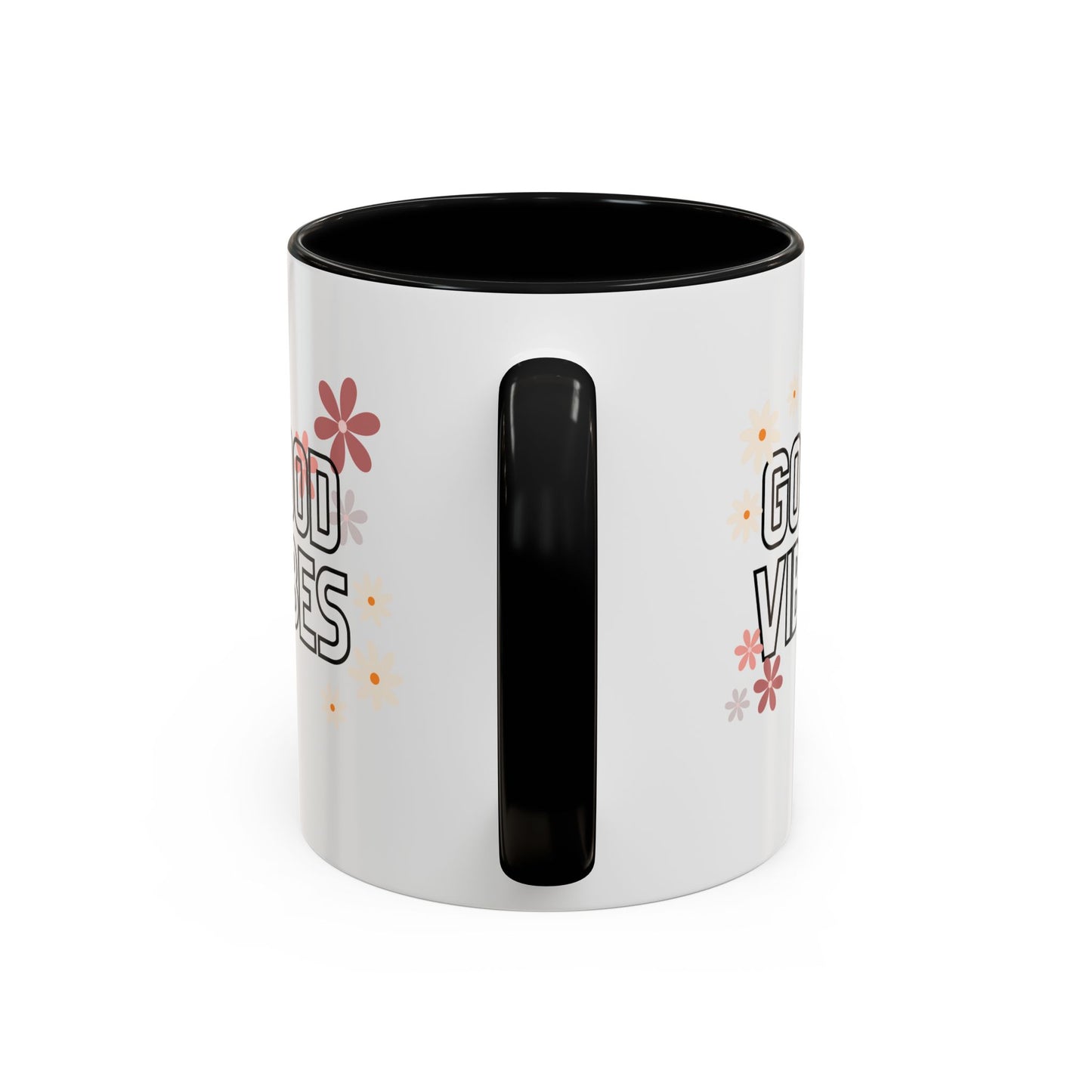 Good Vibes Accent Coffee Mug, 11oz