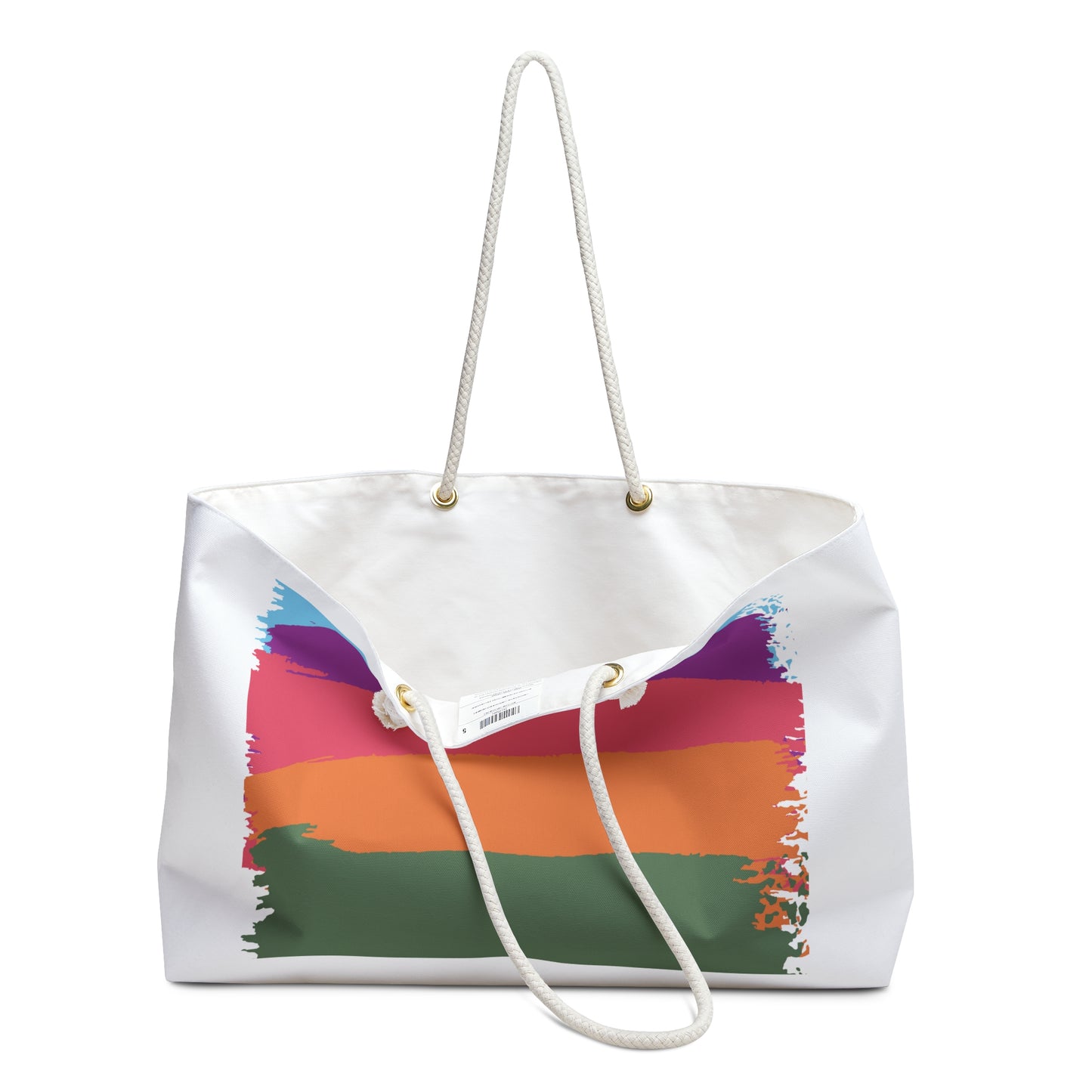 Paint Print Weekender Bag, Woman Print Bag
