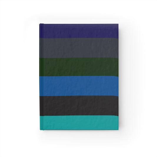 Bold Color Stripe Journal - Blank
