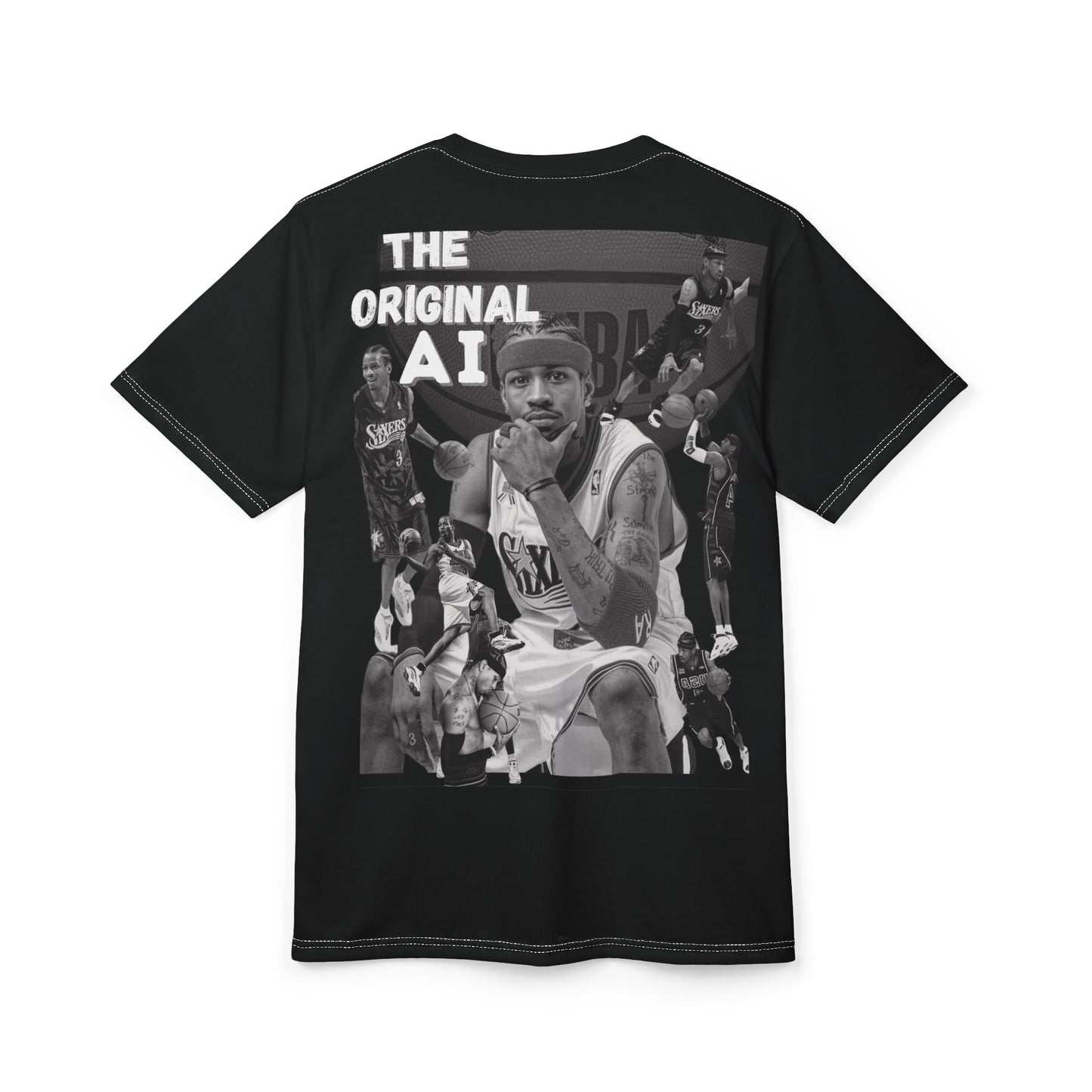 Allen Iverson Graphic Print Unisex Cut & Sew Tee (AOP) - The Original AI