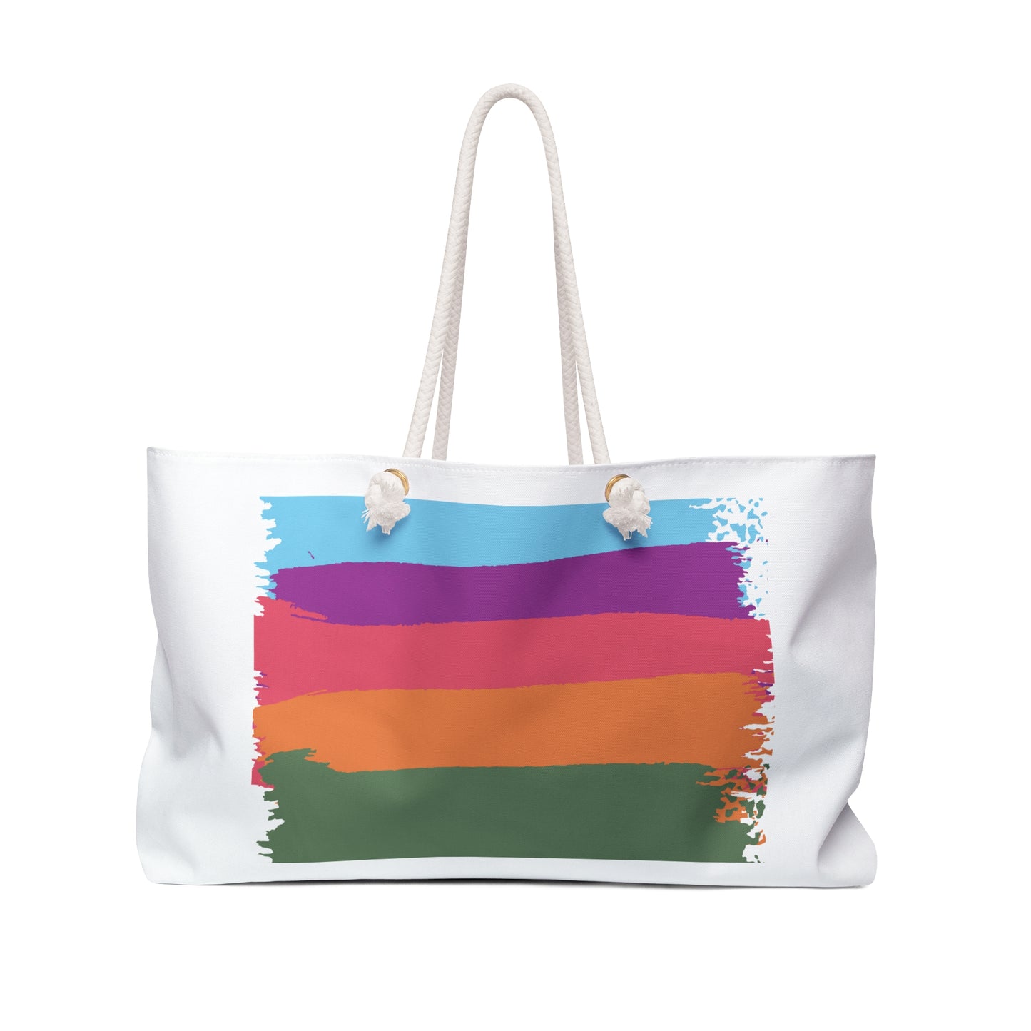Paint Print Weekender Bag, Woman Print Bag