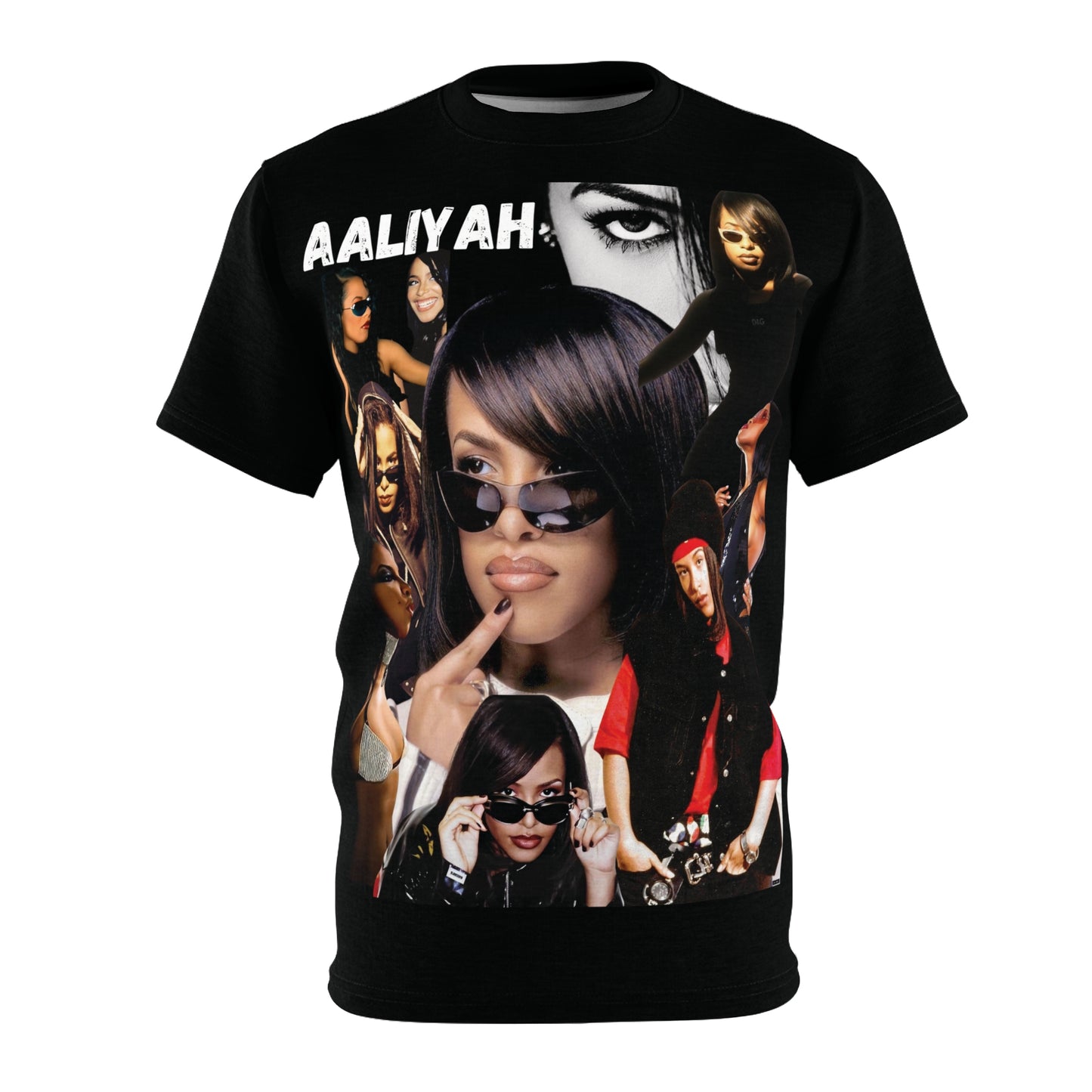 Aaliyah Graphic Print Unisex Cut & Sew Tee (AOP)