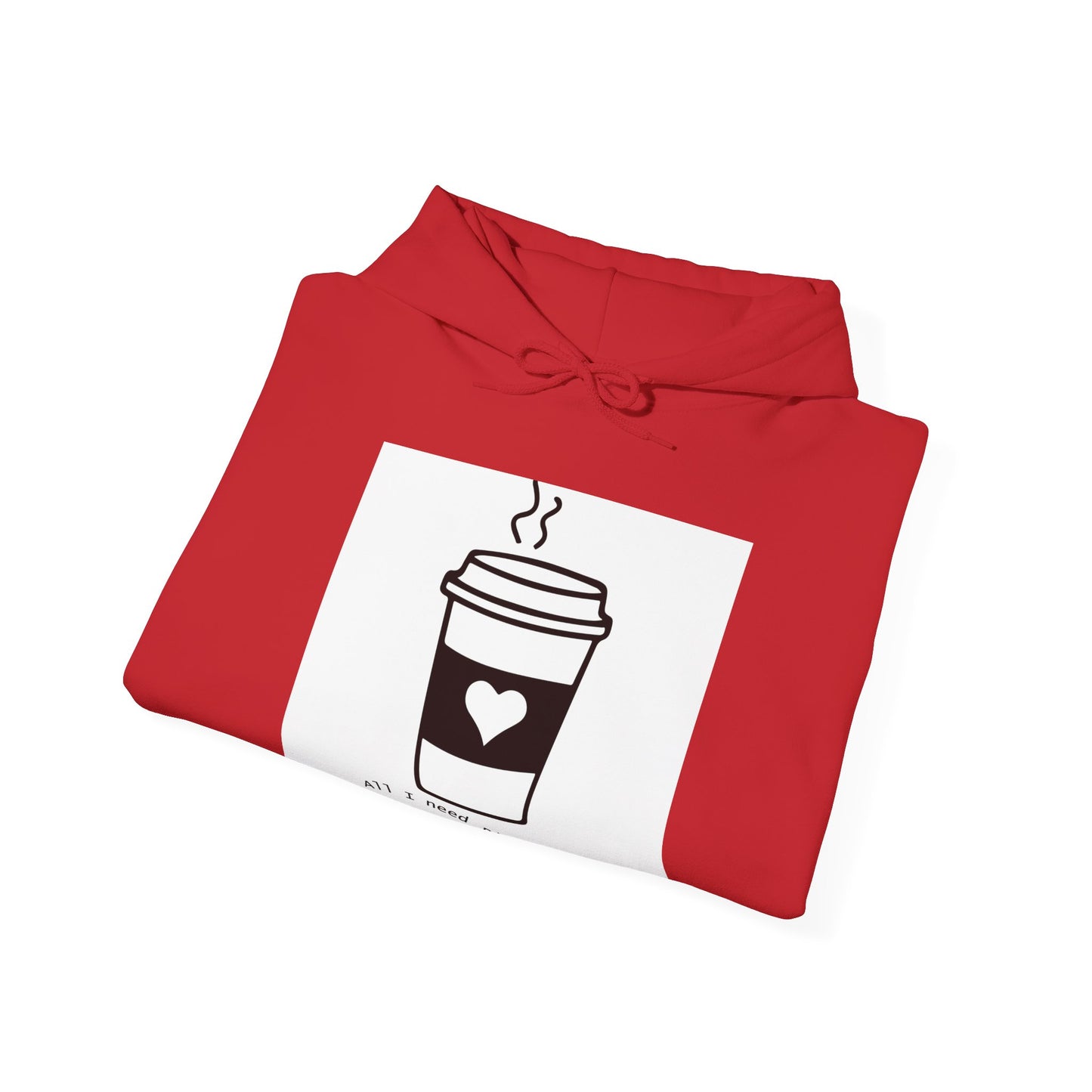 Copy of Coffee Lover Print Unisex Heavy Blend™ Hooded Sweatshirt,  All I need Is Print Hoodie
