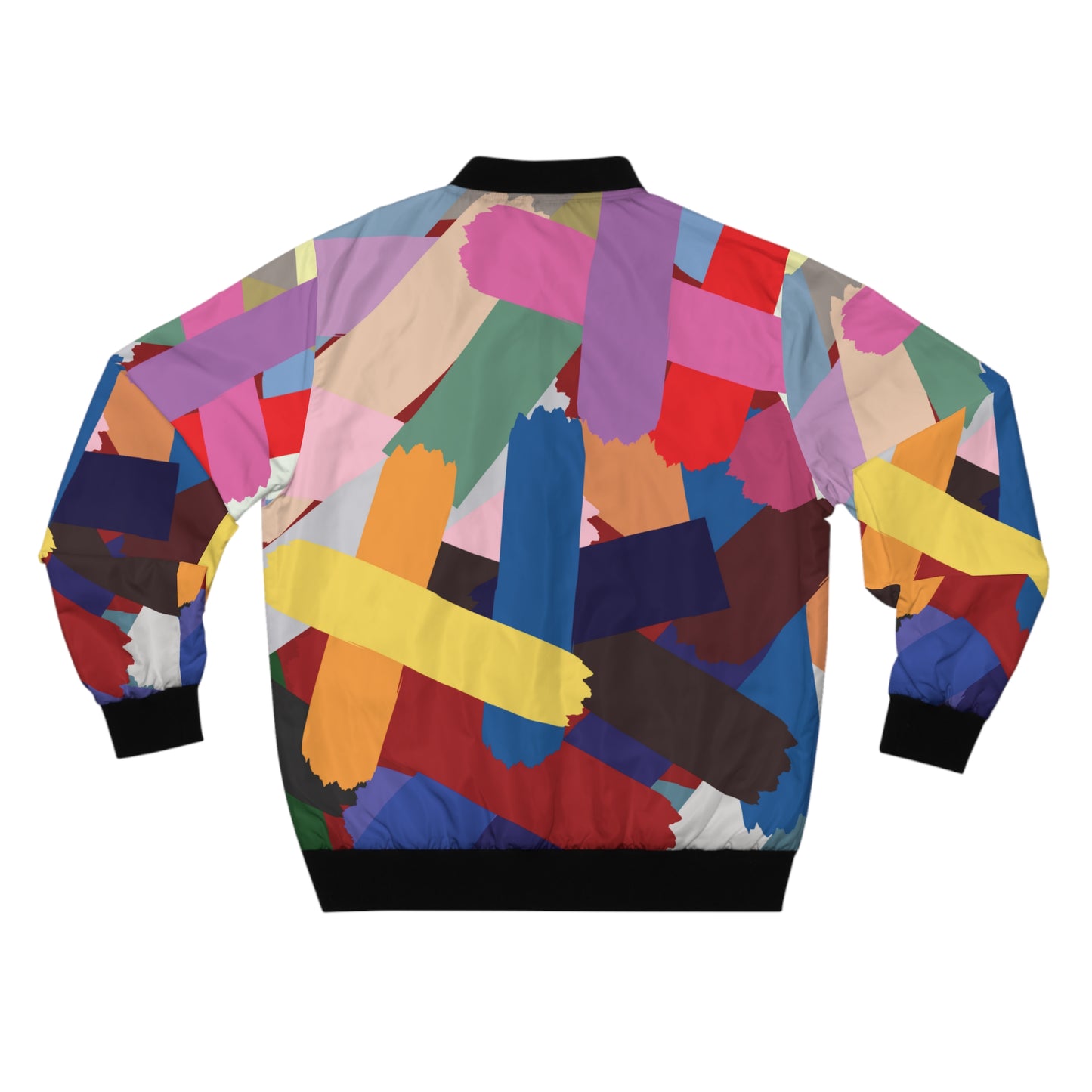 Color Block Classic Men's Bomber Jacket