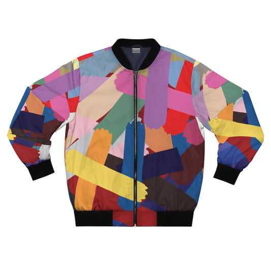 Color Block Classic Men's Bomber Jacket