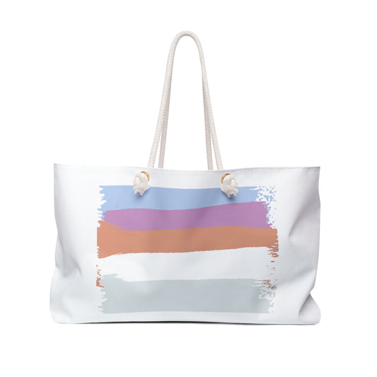 Paint Print Weekender Bag, Woman Print Bag