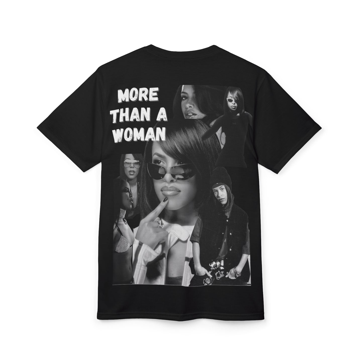 Aaliyah Graphic Print Unisex Cut & Sew Tee (AOP)- More Than A Woman