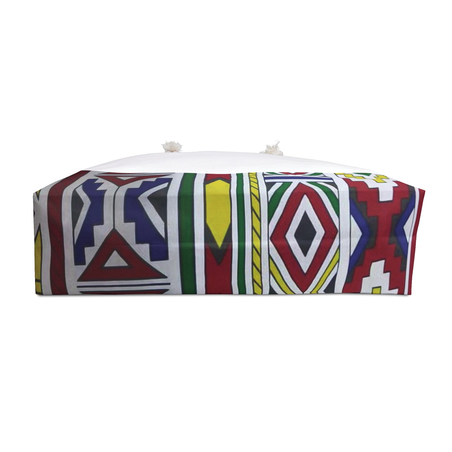 African Print Weekender Tote Bag - Lower Bottom Print
