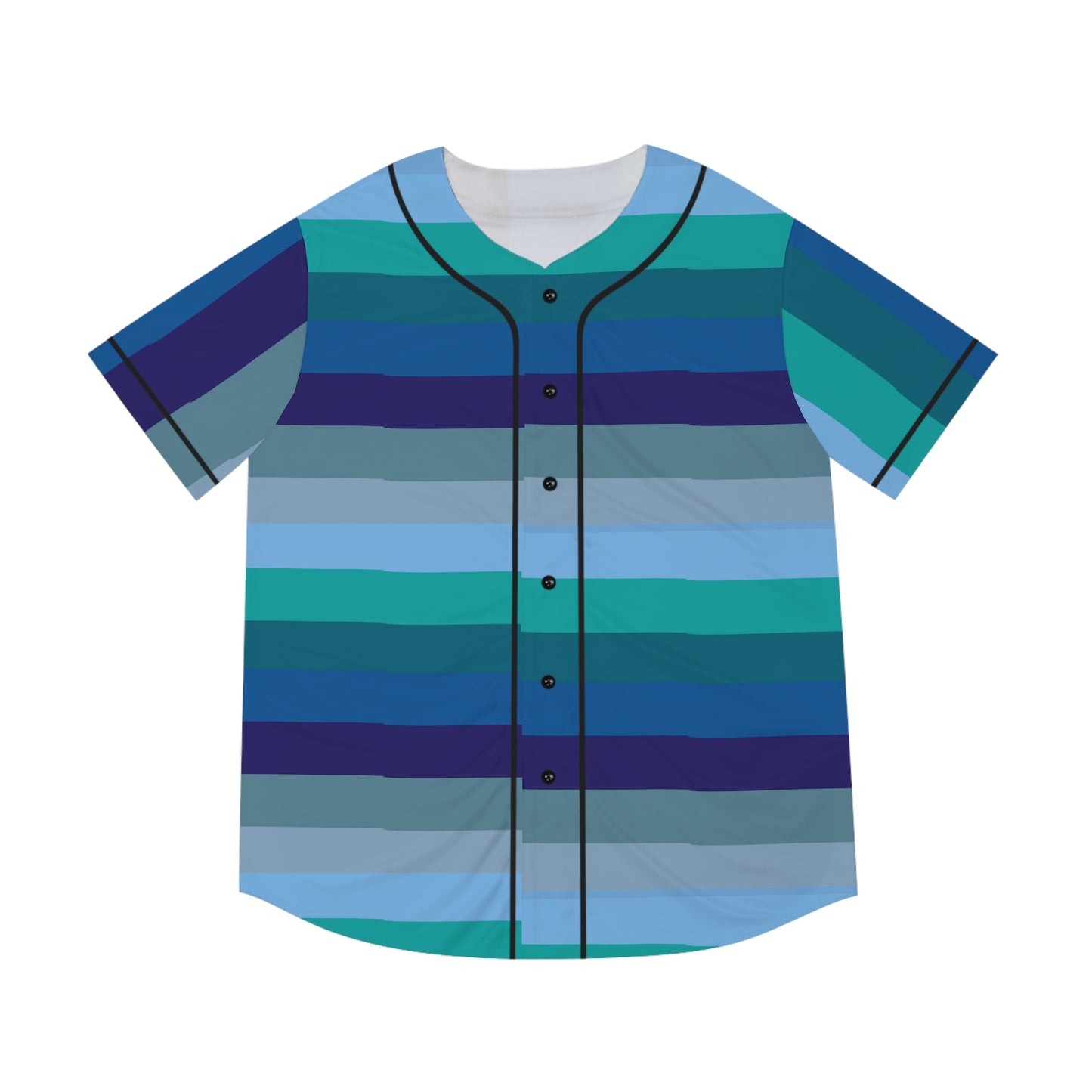 Striped Men's Baseball Jersey