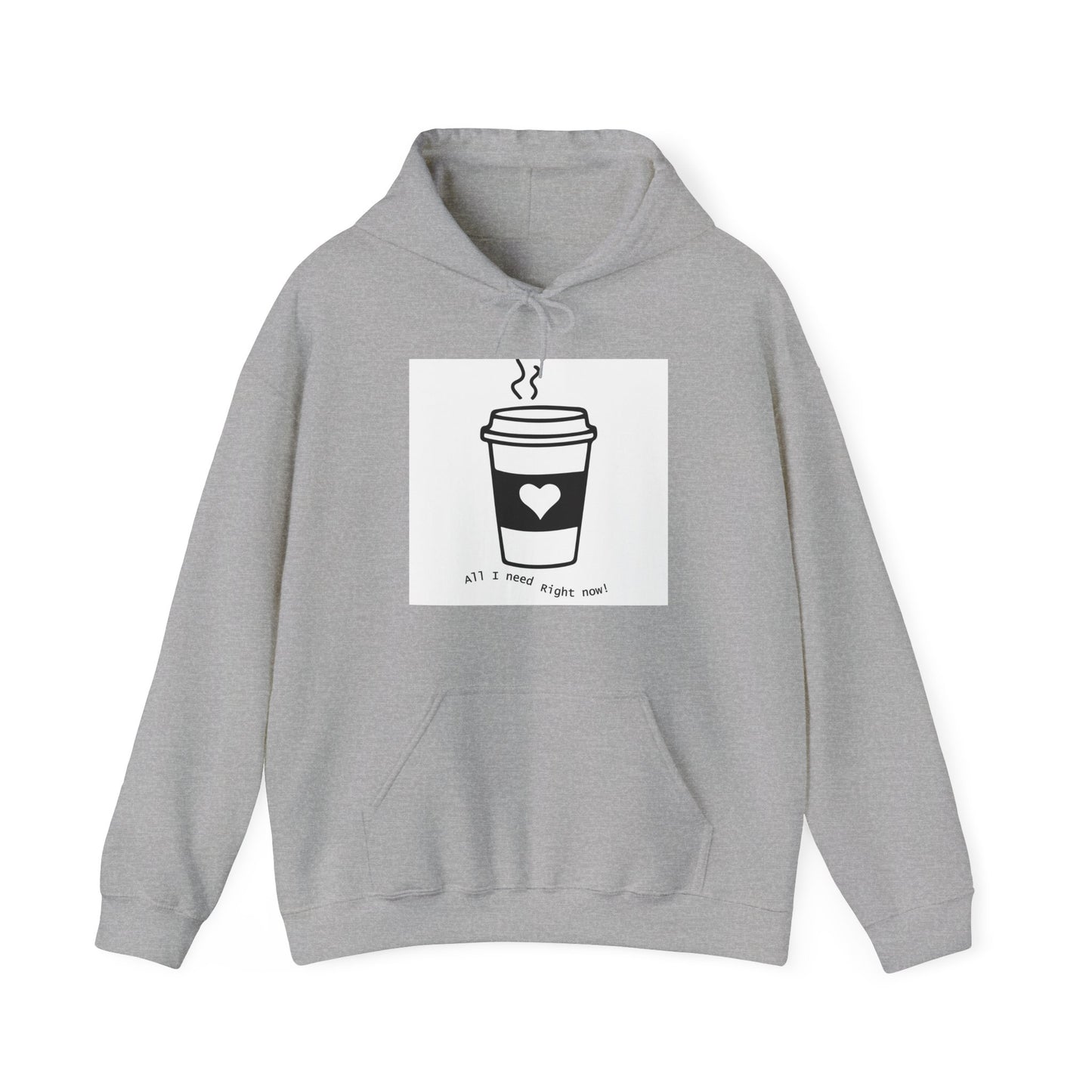 Copy of Coffee Lover Print Unisex Heavy Blend™ Hooded Sweatshirt,  All I need Is Print Hoodie