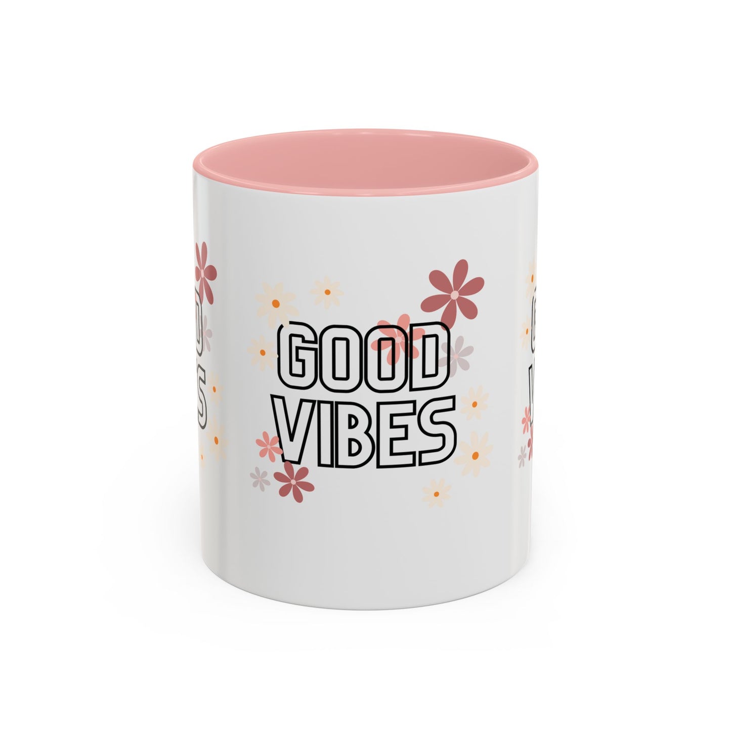 Good Vibes Accent Coffee Mug, 11oz
