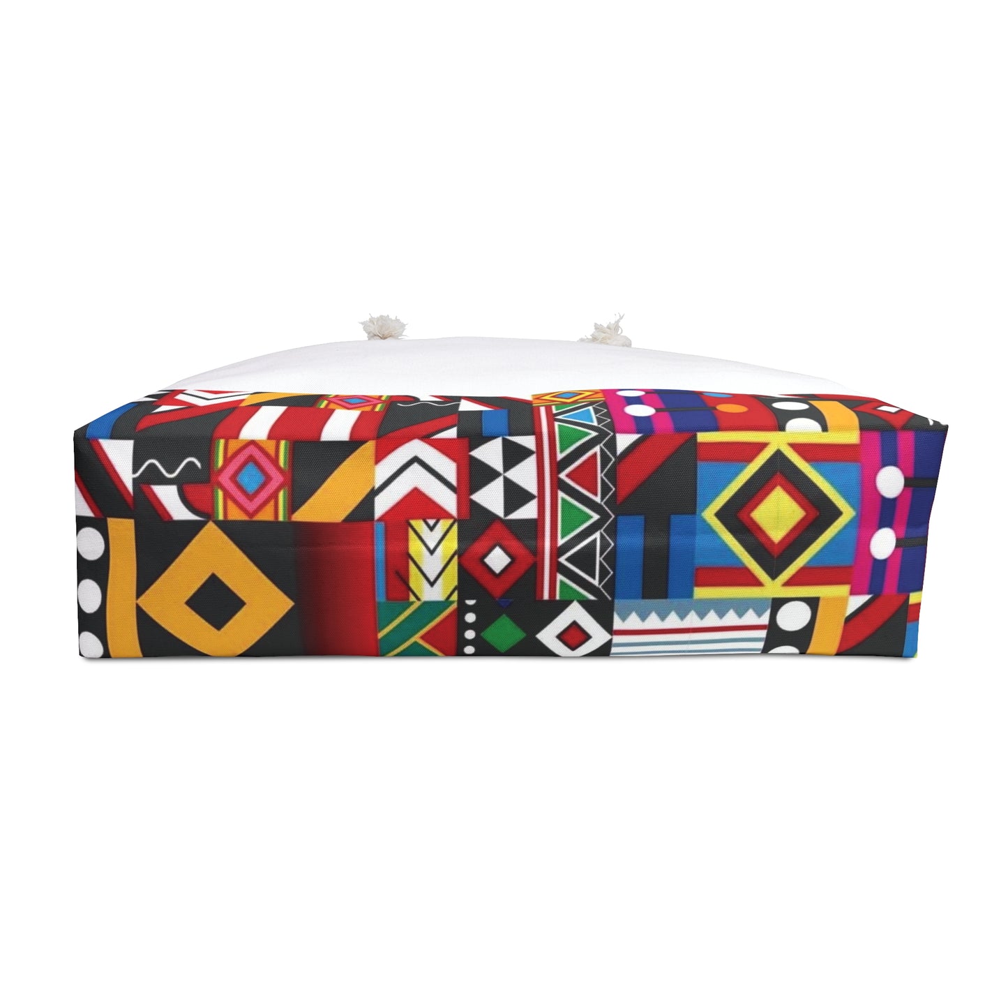 African Print Weekender Tote Bag - Bottom Print