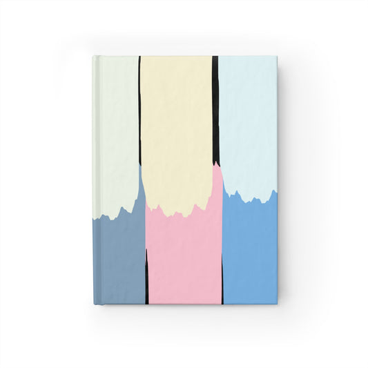 Pastel Color Patch Blank Journal