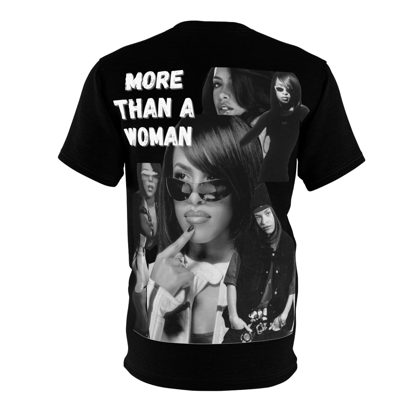 Aaliyah Graphic Print Unisex Cut & Sew Tee (AOP)- More Than A Woman