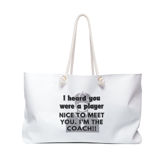 Sassy Print Weekender Bag, Woman Print Bag