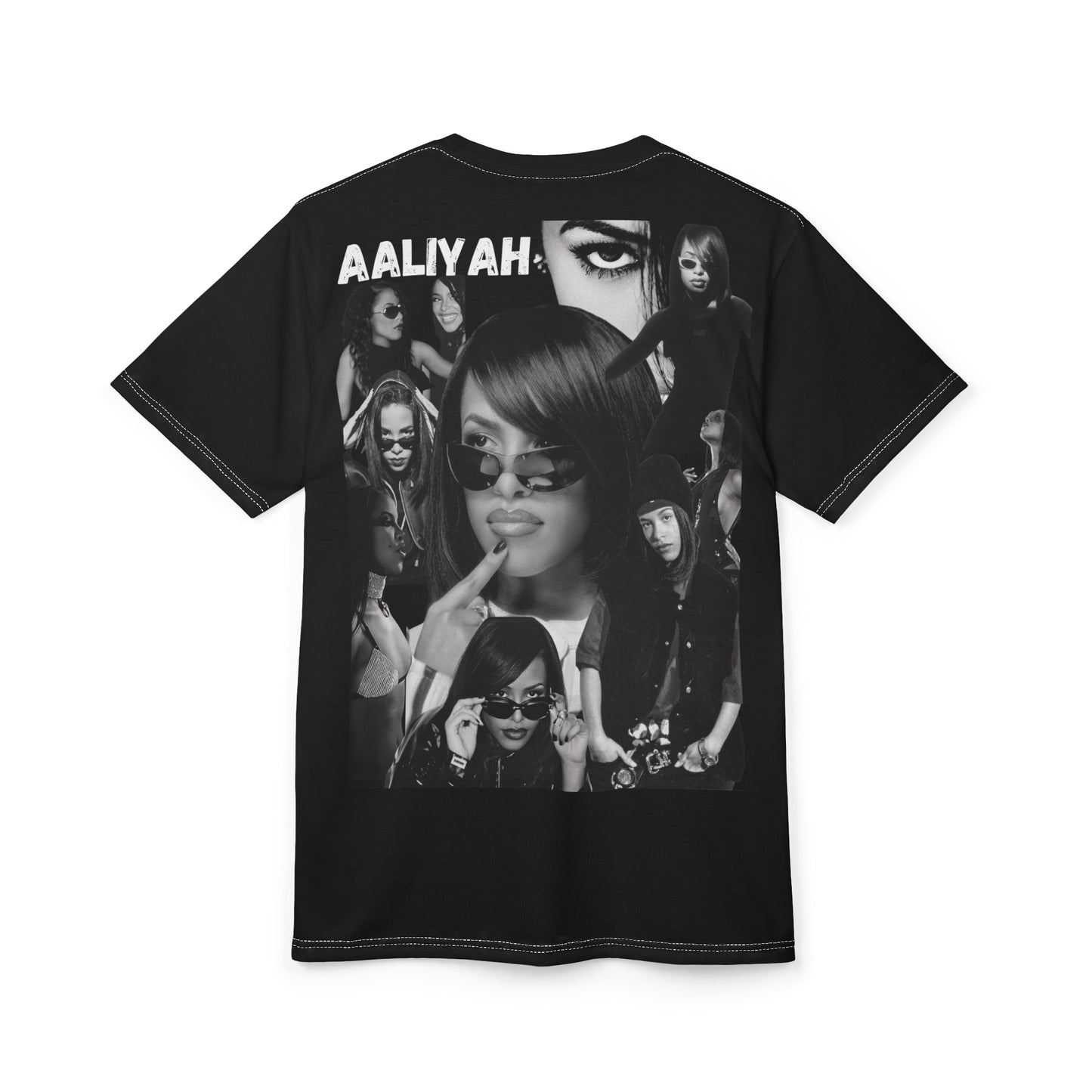 Aaliyah Graphic Print Unisex Cut & Sew Tee (AOP)