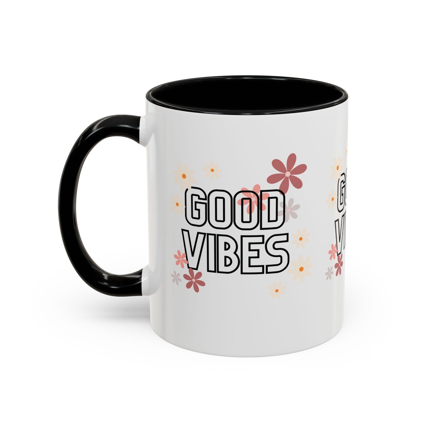 Good Vibes Accent Coffee Mug, 11oz