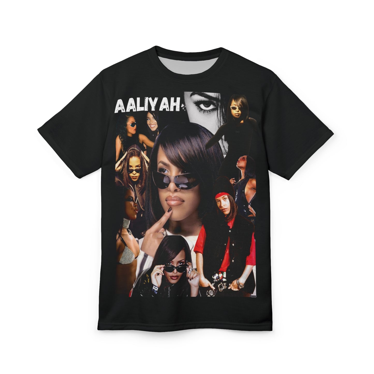 Aaliyah Graphic Print Unisex Cut & Sew Tee (AOP)