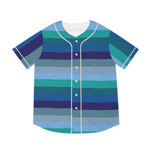 Striped Men's Baseball Jersey
