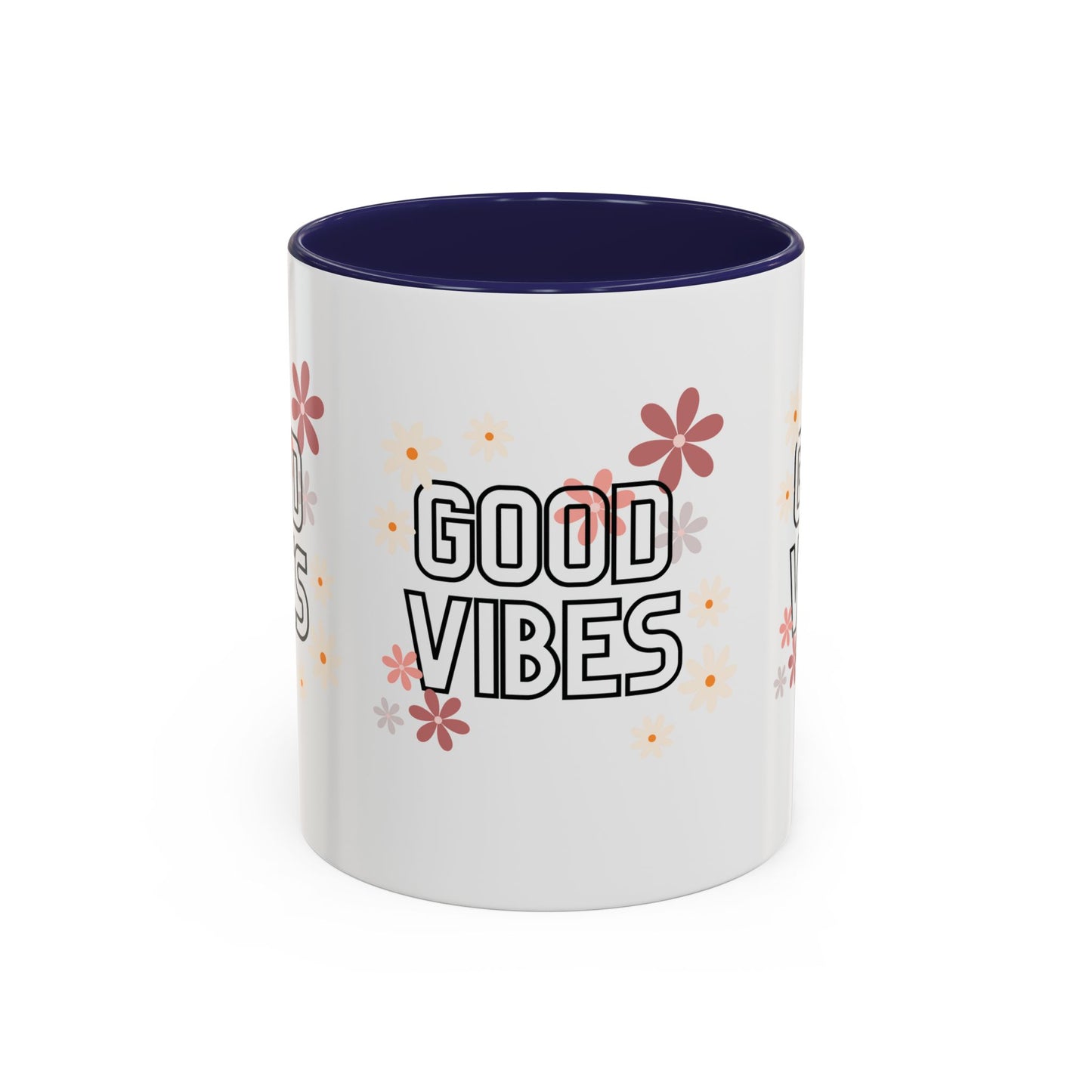 Good Vibes Accent Coffee Mug, 11oz