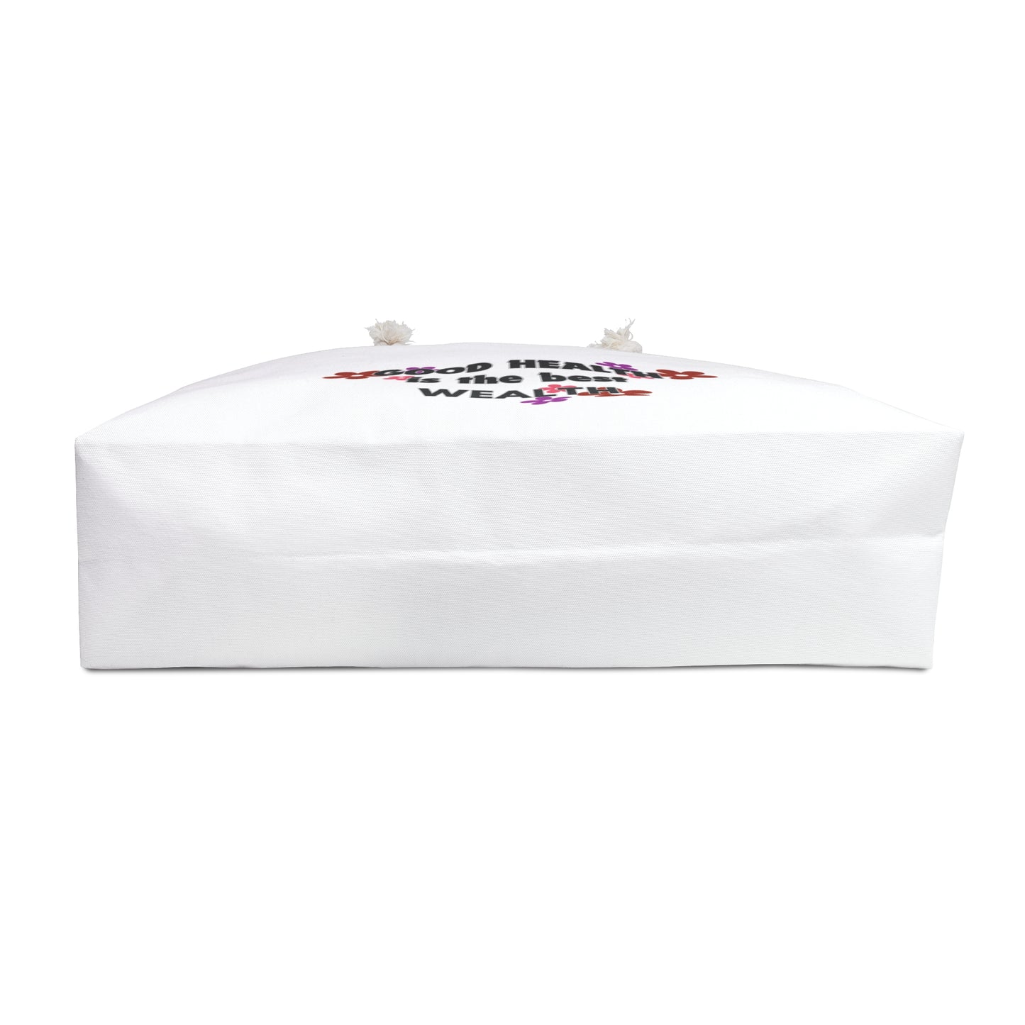 Health is Wealth Print Weekender Bag, Woman Print Bag